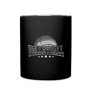 Volleyball - Full Colour Mug - black - Front