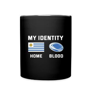 My Identity Uruguay Rugby - Tasse einfarbig - Schwarz - Vorne