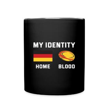 My Identity Germany Rugby - Tasse einfarbig - Schwarz - Vorne
