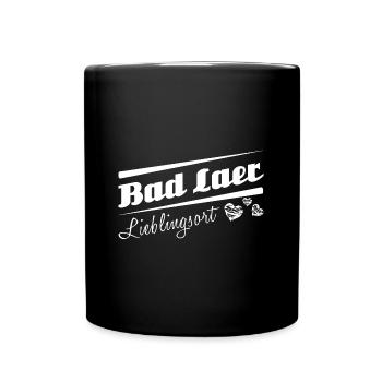 Bad Laer - Lieblingsort mit Stadtnamen - Tasse einfarbig - Schwarz - Vorne