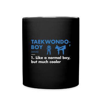 Sport Boy Définition Taekwondo - Mug uni - noir - Devant