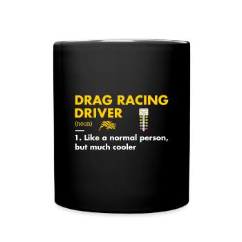 Sport Définition Drag Racing - Mug uni - noir - Devant
