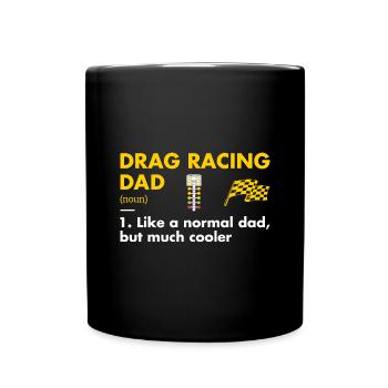 Sport Dad Définition Drag Racing - Mug uni - noir - Devant