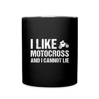 Sport I Like Motocross And I Cannot Lie Motocross - Full Colour Mug - black - Front