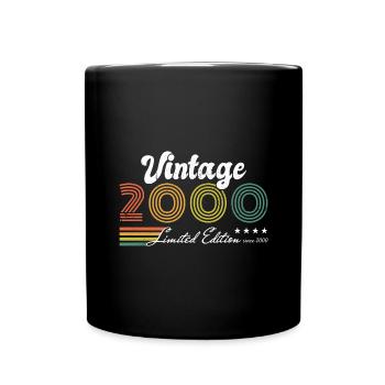 Birthday Vintage 2000 Limited Edition - 2000 - Full Colour Mug - black - Front