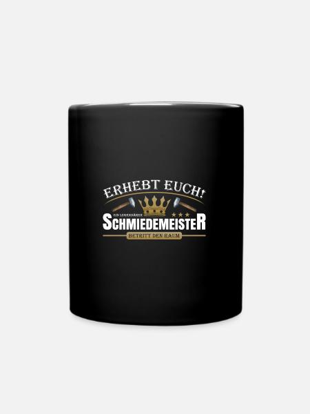 Schmiedemeister - Tasse einfarbig - Schwarz
