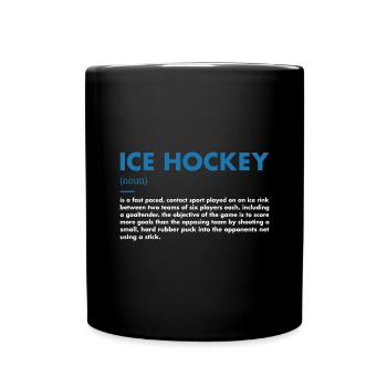 Sport Definition Ice Hockey - Tasse einfarbig - Schwarz - Vorne