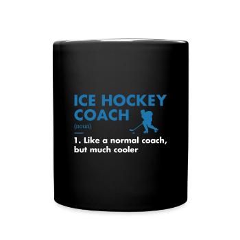 Sport Coach Definition Ice Hockey - Full Colour Mug - black - Front
