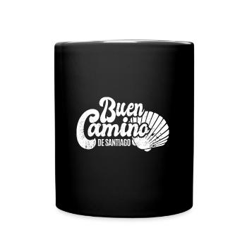 Buen Camino - Camino de Santiago - Pilgrimage - Santiago - Full Colour Mug - black - Front