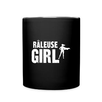 râleuse girl - Mug uni - noir - Devant