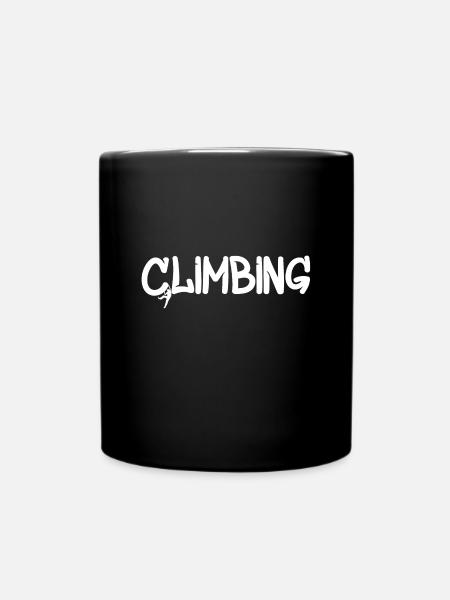 Climbing - Tasse einfarbig - Schwarz