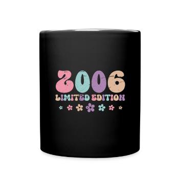 18ème anniversaire 2006 millésime millésime - Mug uni - noir - Devant