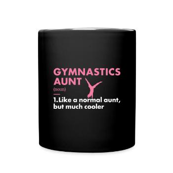 Sport Tante Gymnastique - Mug uni - noir - Devant
