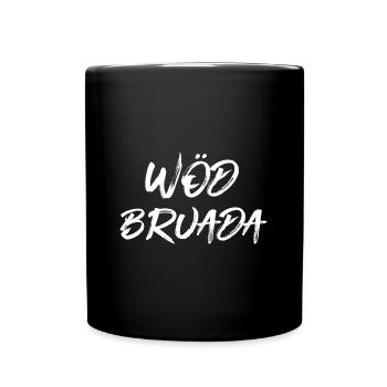 Wöd Bruada Österreich toller Bruder Österreich - Tasse einfarbig - Schwarz - Vorne