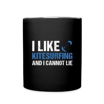 Sport J’aime le kitesurf - Mug uni - noir - Devant