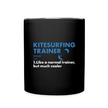Sport Trainer Kitesurf - Mug uni - noir - Devant