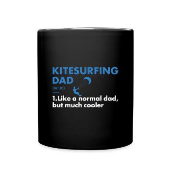Sport Papa Kitesurf - Mug uni - noir - Devant