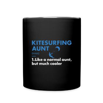 Sport Tante Kitesurf - Mug uni - noir - Devant