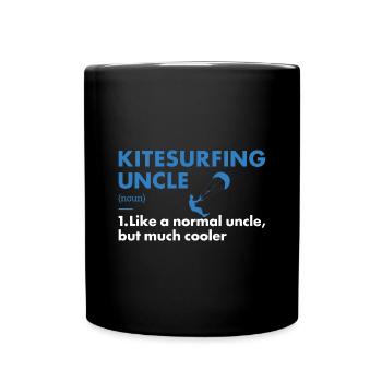 Sport Oncle Kitesurf - Mug uni - noir - Devant