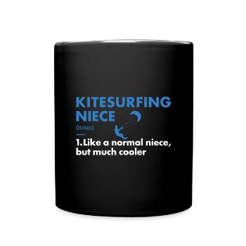Sport Niece Kitesurf - Mug uni - noir - Devant
