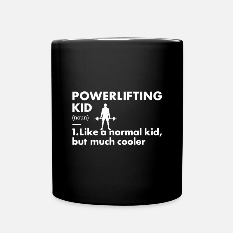 Sport Kid Powerlifting - Mug uni - noir