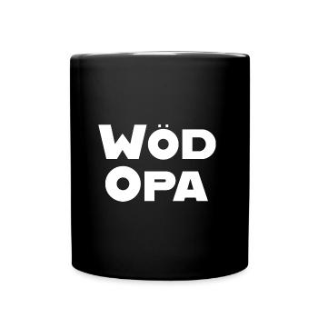 Wöd Opa Österreich bester Opa Großvater Österreich - Tasse einfarbig - Schwarz - Vorne