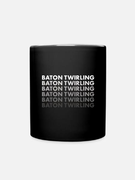 Bâton Twirler Bâton Twirling - Mug uni - noir