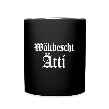 Wältbescht Ätti Opa Schweiz Grossvater Schweiz - Tasse einfarbig - Schwarz - Vorne