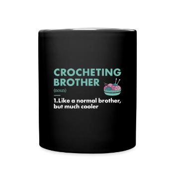 Crochet Brother Définition Crochet - Mug uni - noir - Devant