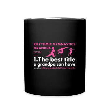 Gymnast Grandpa Definition Rhythmic Gymnastics - Tasse einfarbig - Schwarz - Vorne