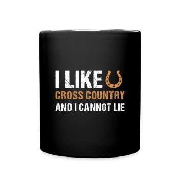 Rider I Like Cross Country - Full Colour Mug - black - Front