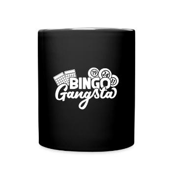 Joueur de bingo Gangsta Bingo - Mug uni - noir - Devant
