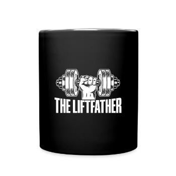 Powerlifting Bodybuilder The Liftfather Gym Gift - Full Colour Mug - black - Front