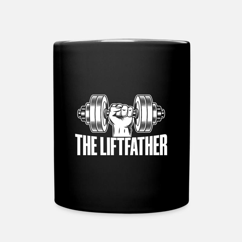 Bodybuilder de dynamophilie Le cadeau de gym Liftfather - Mug uni - noir