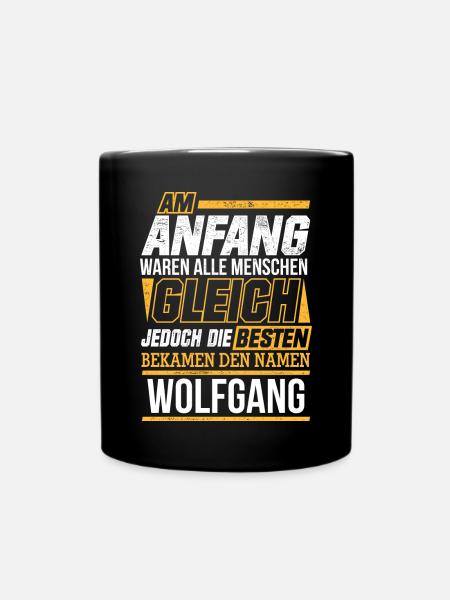WOLFGANG - Die Besten - Tasse einfarbig - Schwarz