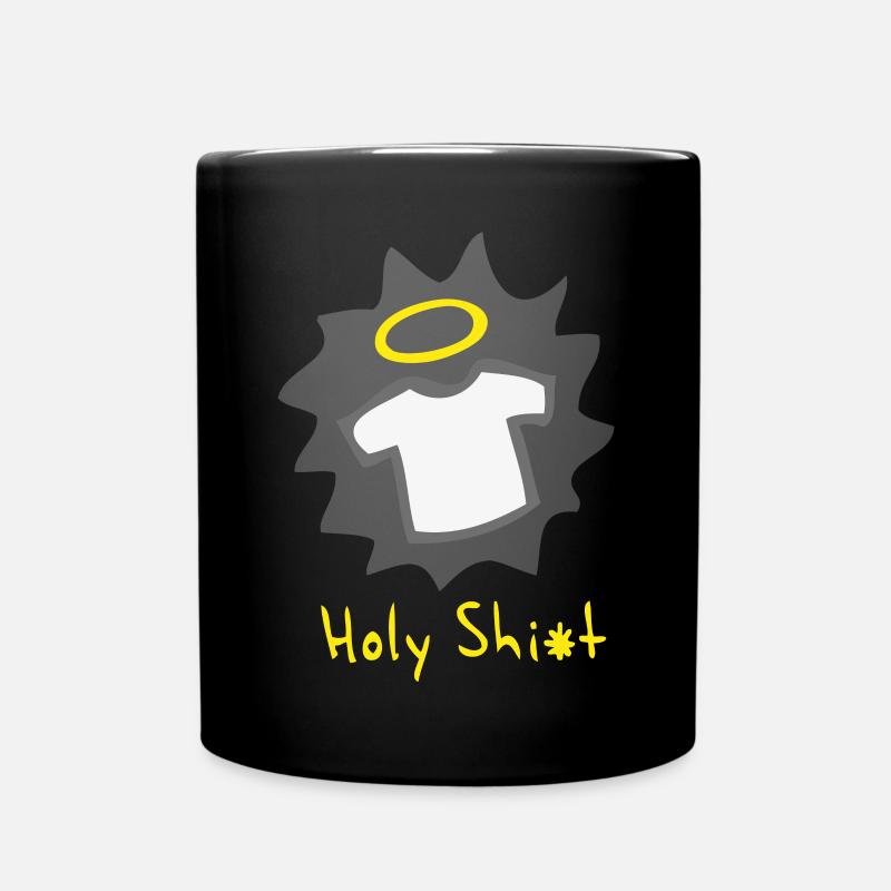 Holy Shirt - Full Colour Mug - black