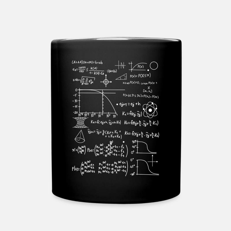 Formulary Electrical Engineering Math - Full Colour Mug - black