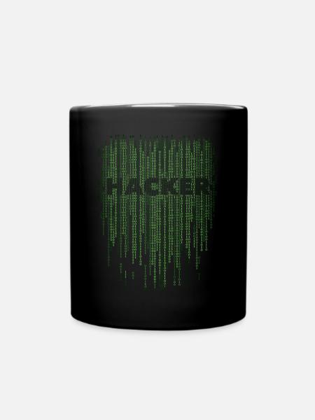 Matrice de hackers - Mug uni - noir
