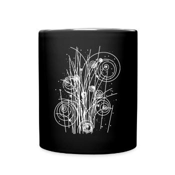Physics string theory radiation - Full Colour Mug - black - Front