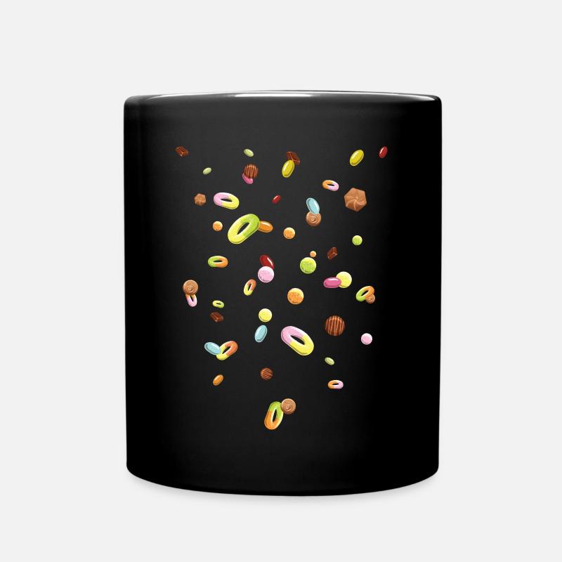Konditor Süßigkeiten Regen - Tasse einfarbig - Schwarz