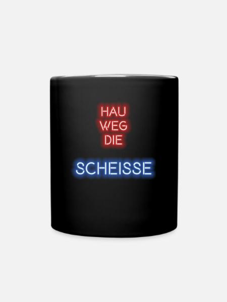 Cut, slice, hit. Repeat. Play in VR everyday. - Tasse einfarbig - Schwarz