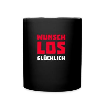 Happy without desire - Full Colour Mug - black - Front