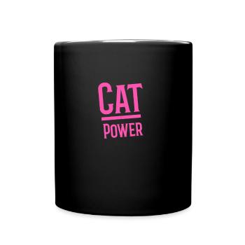 Cat Power - Full Colour Mug - black - Front