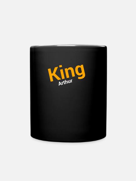 King Arthur Geschenk Idee für Männer und Frauen - Tasse einfarbig - Schwarz