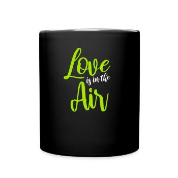 Love is in the Air T-Shirt - Full Colour Mug - black - Front