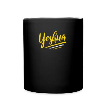 Yeshua Jesus God's Name - Full Colour Mug - black - Front