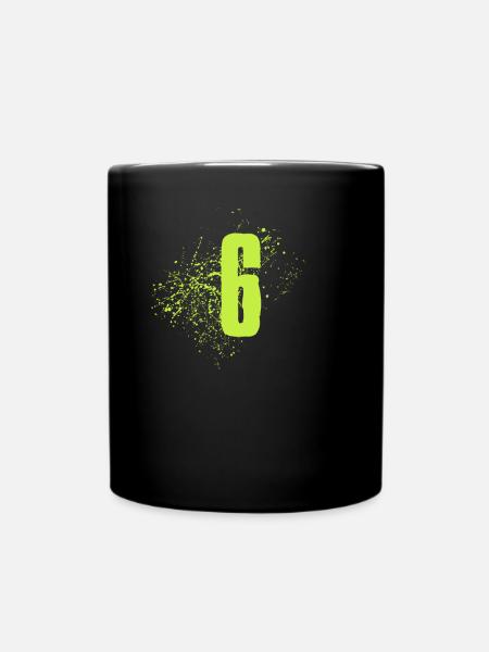 6 - Tasse einfarbig - Schwarz