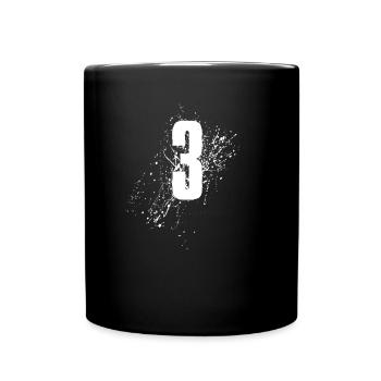 3 - Full Colour Mug - black - Front