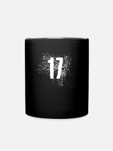 17 Dix-sept - Mug uni - noir