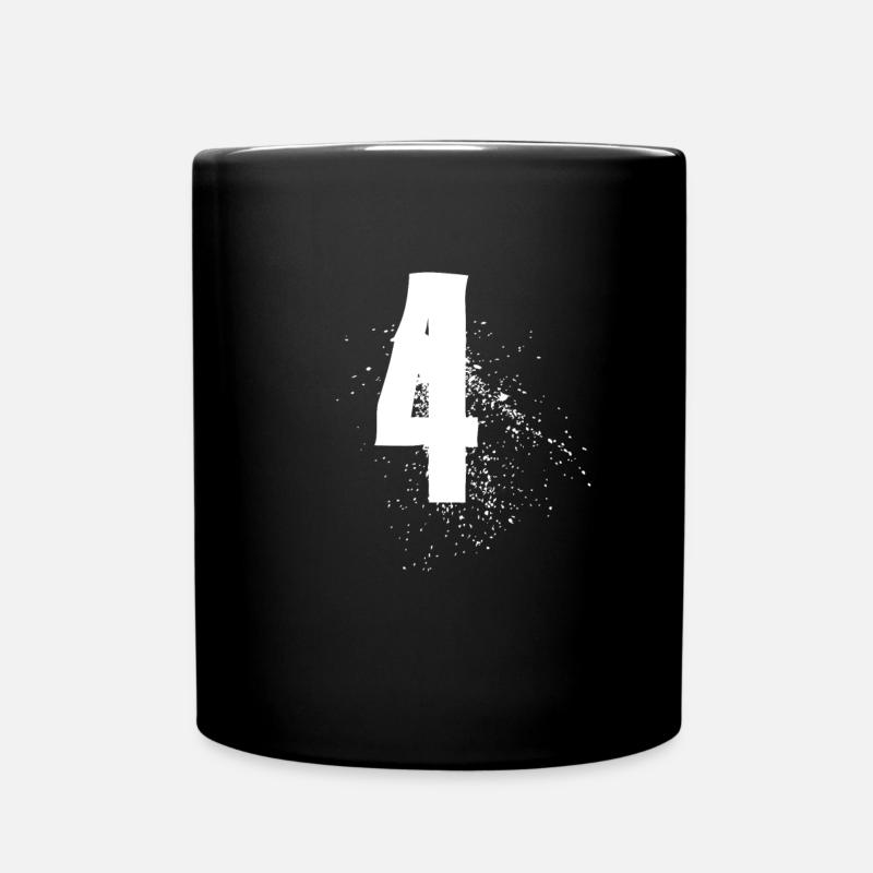 4 - Tasse einfarbig - Schwarz
